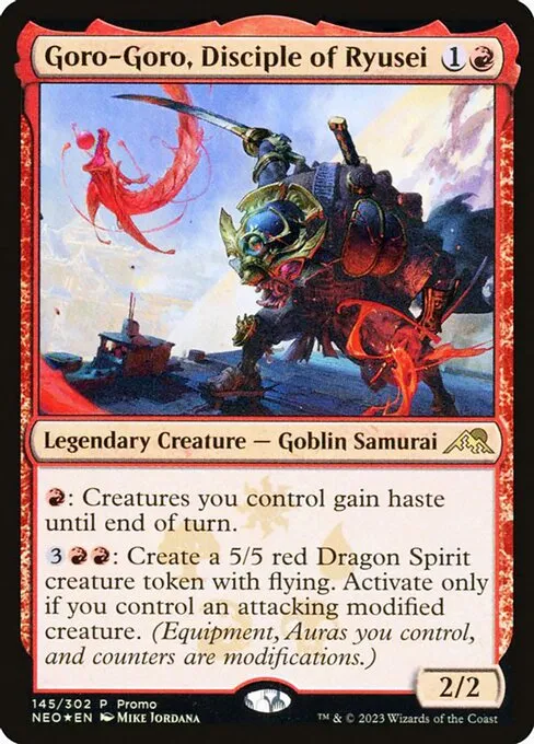 Goro-Goro, Disciple of Ryusei · Kamigawa: Neon Dynasty Promos 145★/148