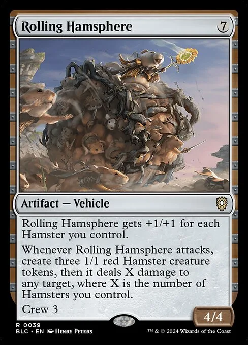 Rolling Hamsphere · Bloomburrow Commander 39/356