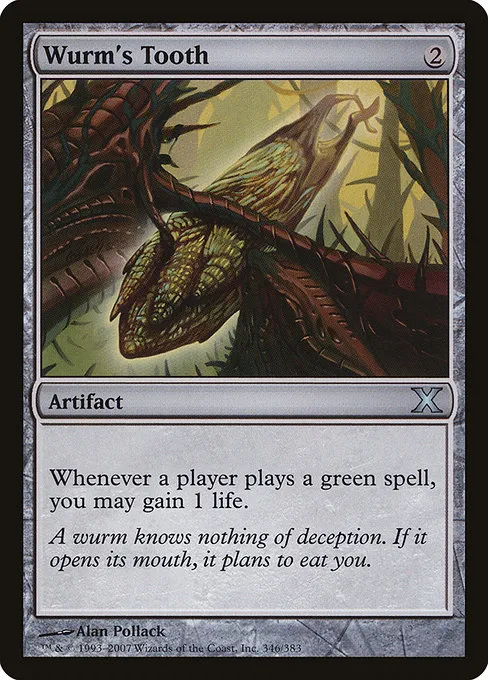 Wurm's Tooth · Tenth Edition 346/510
