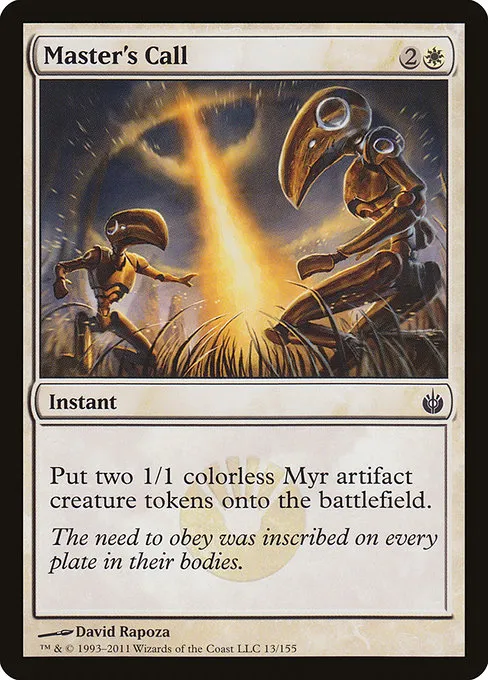 Master's Call · Mirrodin Besieged 13/155
