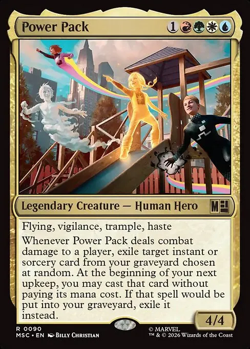 Power Pack · Marvel Super Heroes Commander 90/9