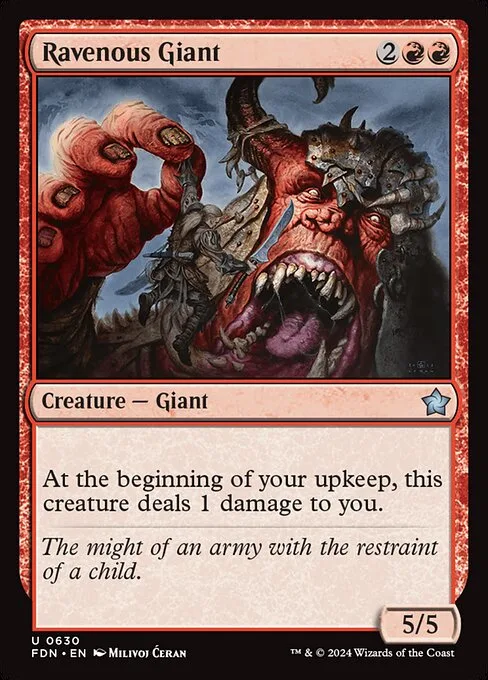 Ravenous Giant · Foundations 630/771