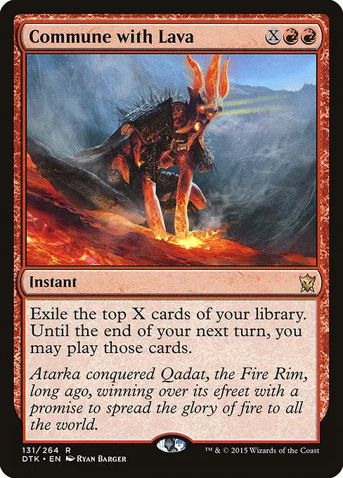 Commune with Lava · Dragons of Tarkir 131/264