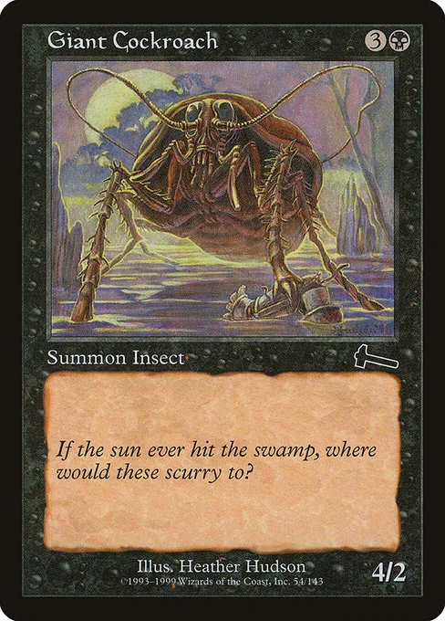 Giant Cockroach · Urza's Legacy 54/143