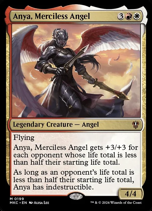 Anya, Merciless Angel · Murders at Karlov Manor Commander 199/358