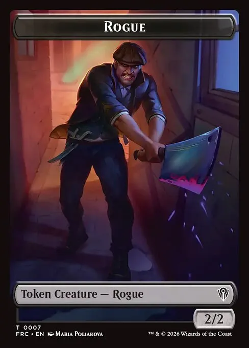 Rogue · Reality Fracture Commander Tokens 7/1
