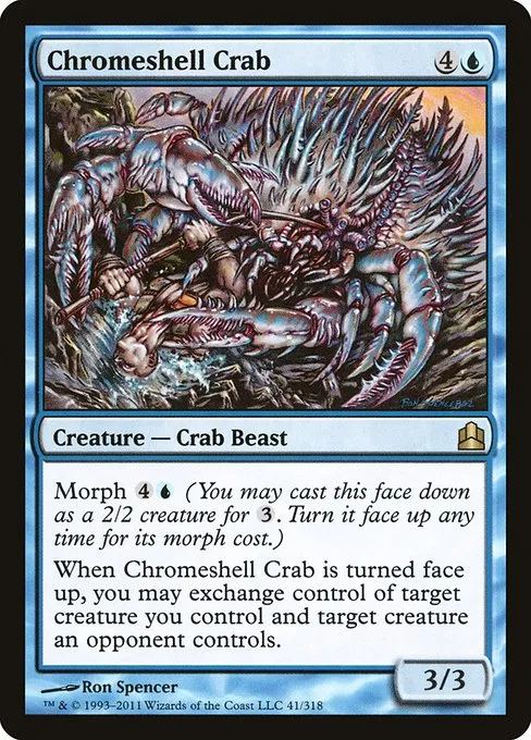 Chromeshell Crab · Commander 2011 41/318