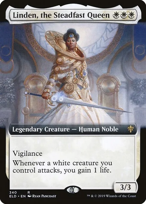 Linden, the Steadfast Queen · Throne of Eldraine 340/398