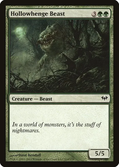 Hollowhenge Beast · Dark Ascension 118/158