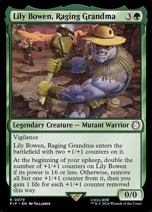 Lily Bowen, Raging Grandma · Fallout 79/1068