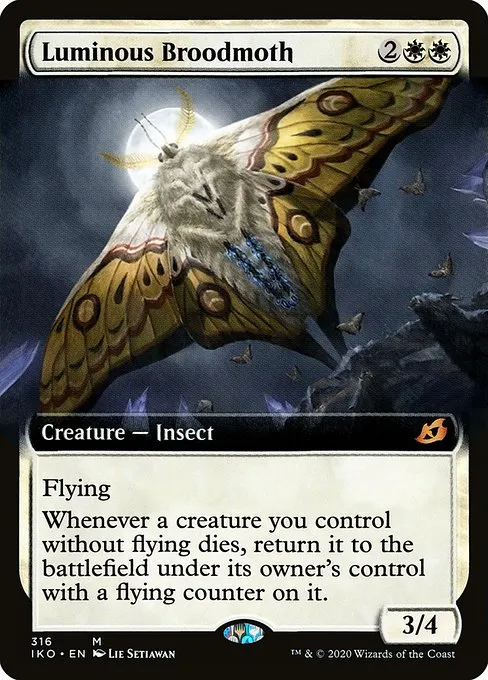 Luminous Broodmoth · Ikoria: Lair of Behemoths 316/390