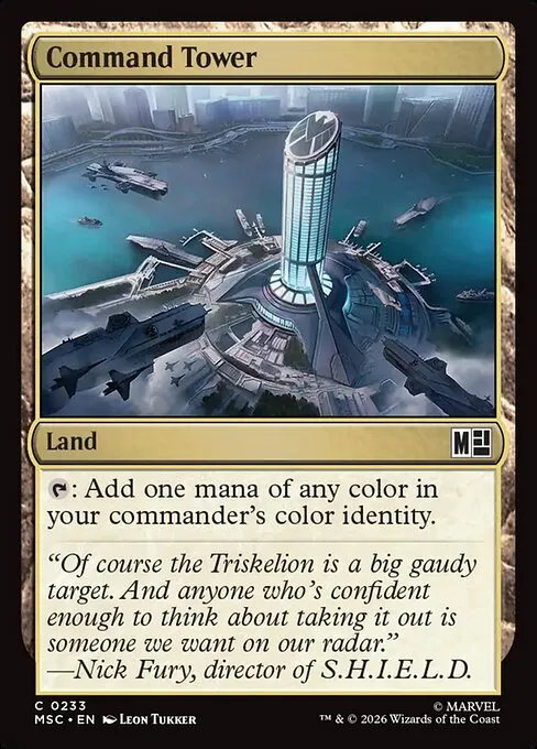 Command Tower · Marvel Super Heroes Commander 233/9