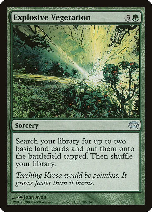 Explosive Vegetation · Planechase 70/169