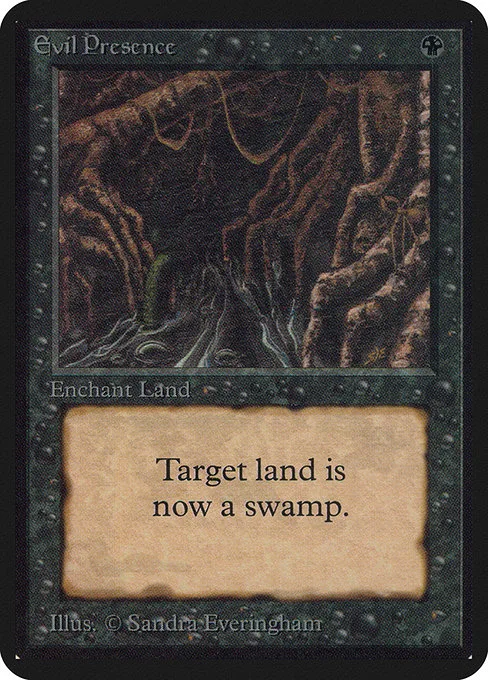 Evil Presence · Limited Edition Alpha 107/295