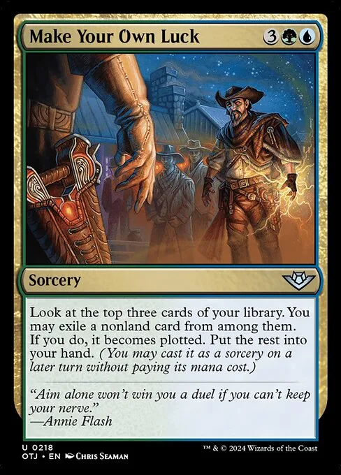 Make Your Own Luck · Outlaws of Thunder Junction 218/374