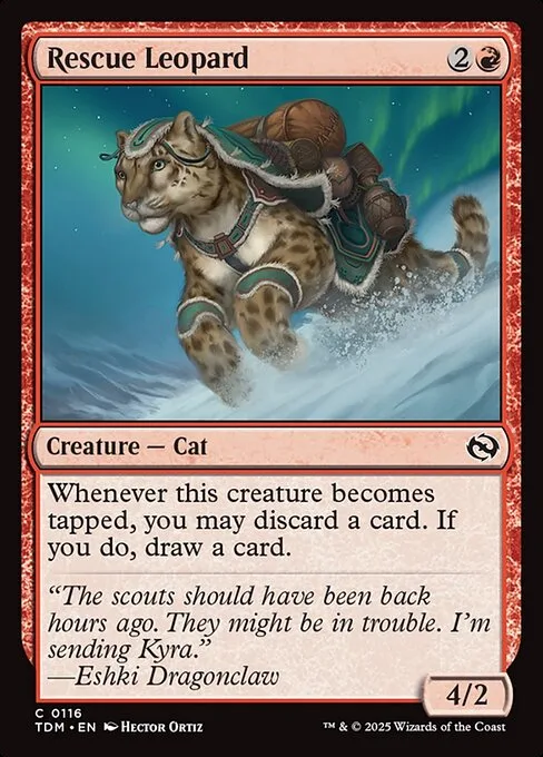 Rescue Leopard · Tarkir: Dragonstorm 116/427
