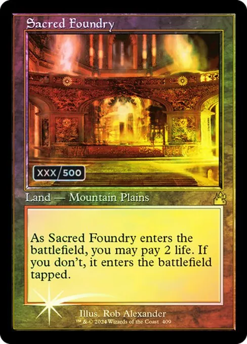 Sacred Foundry · Ravnica Remastered 409z/531