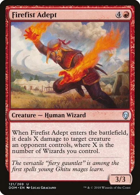 Firefist Adept · Dominaria 121/280