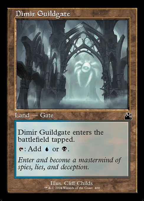 Dimir Guildgate · Ravnica Remastered 400/531