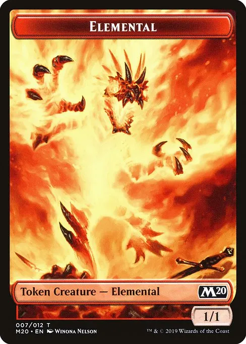 Elemental · Core Set 2020 Tokens 7/12