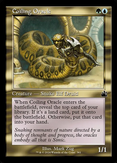 Coiling Oracle · Ravnica Remastered 361/531