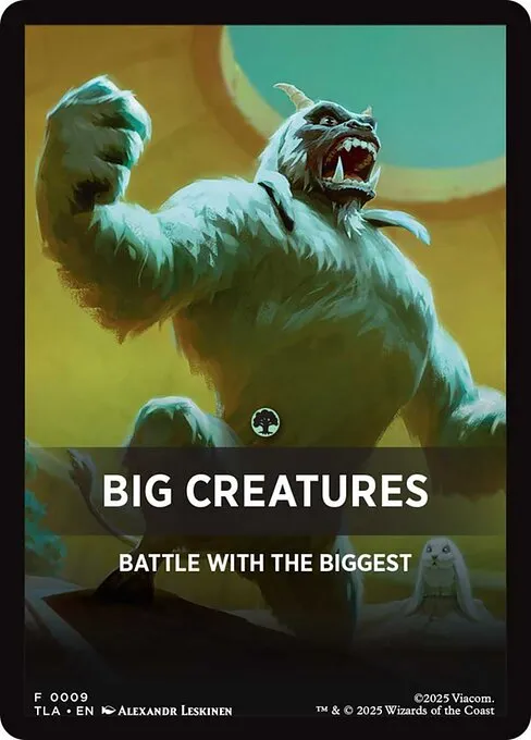 Big Creatures · Avatar: The Last Airbender Beginner Box Front Cards 9/10