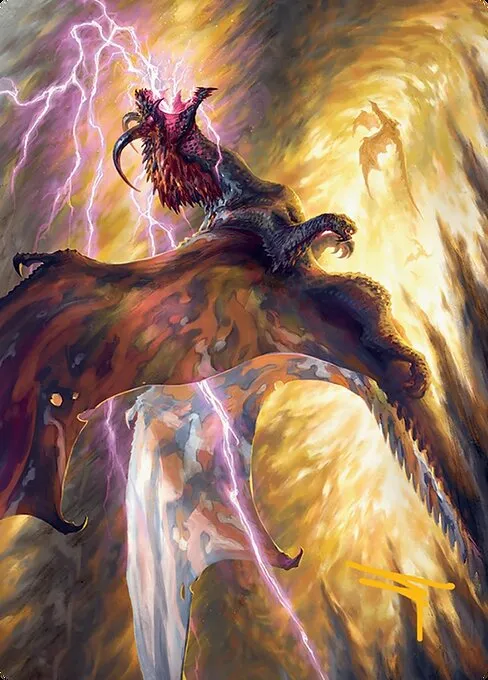 Stormscale Scion // Stormscale Scion · Tarkir: Dragonstorm Art Series 17/54
