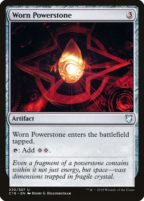 Worn Powerstone · Commander 2018 230/307