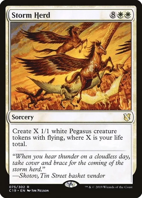 Storm Herd · Commander 2019 75/302