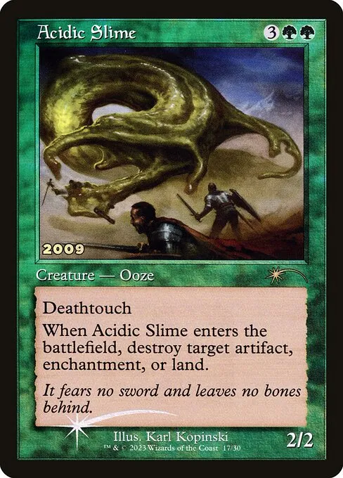 Acidic Slime · 30th Anniversary Play Promos 17/30