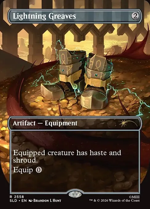 Lightning Greaves · Secret Lair Drop 2558/2547