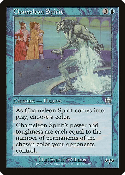 Chameleon Spirit · Mercadian Masques 65/350