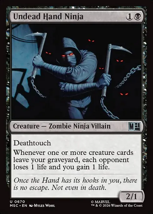 Undead Hand Ninja · Marvel Super Heroes Commander 670/9