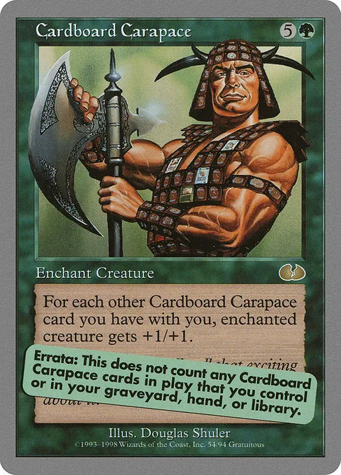Cardboard Carapace · Unglued 54/88