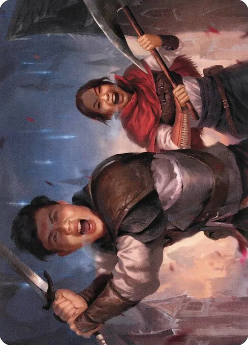 Daybreak Combatants // Daybreak Combatants · Crimson Vow Art Series 42/81