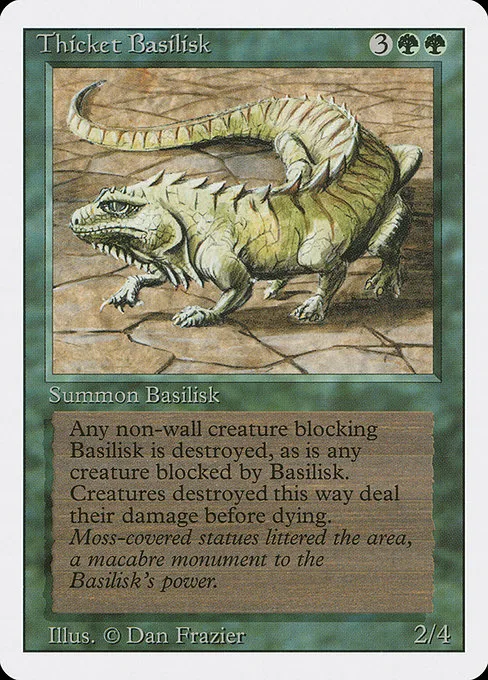 Thicket Basilisk · Revised Edition 218/306