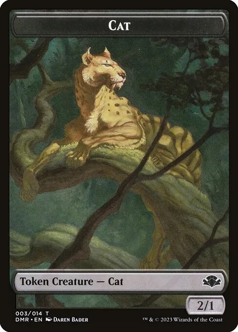 Cat · Dominaria Remastered Tokens 3/14