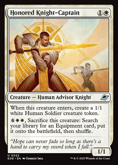 Honored Knight-Captain · Edge of Eternities 22/400