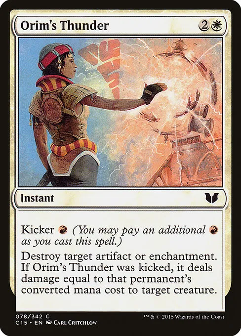 Orim's Thunder · Commander 2015 78/342