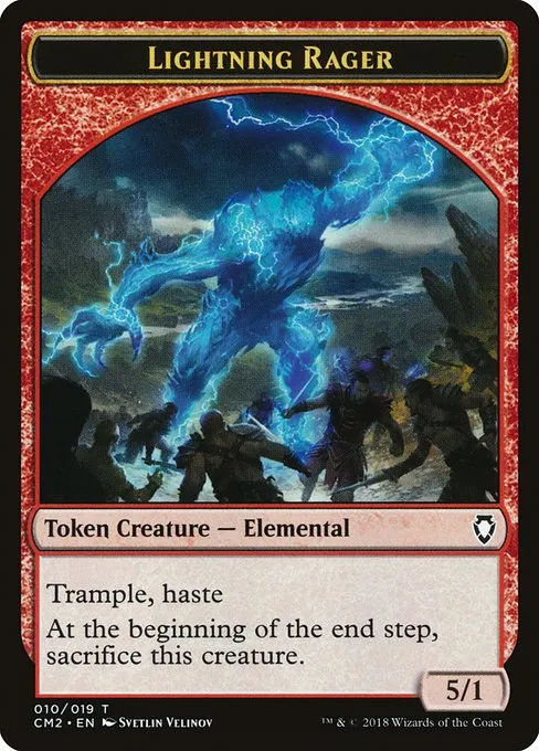 Lightning Rager · Commander Anthology Volume II Tokens 10/19