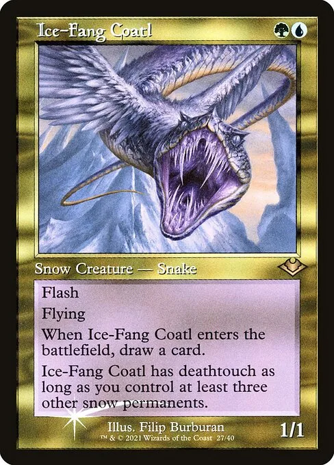 Ice-Fang Coatl · Modern Horizons 1 Timeshifts 27/40