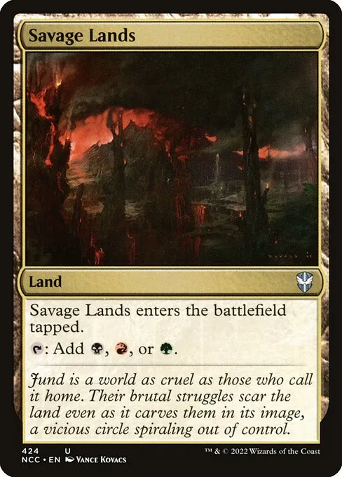 Savage Lands · New Capenna Commander 424/447