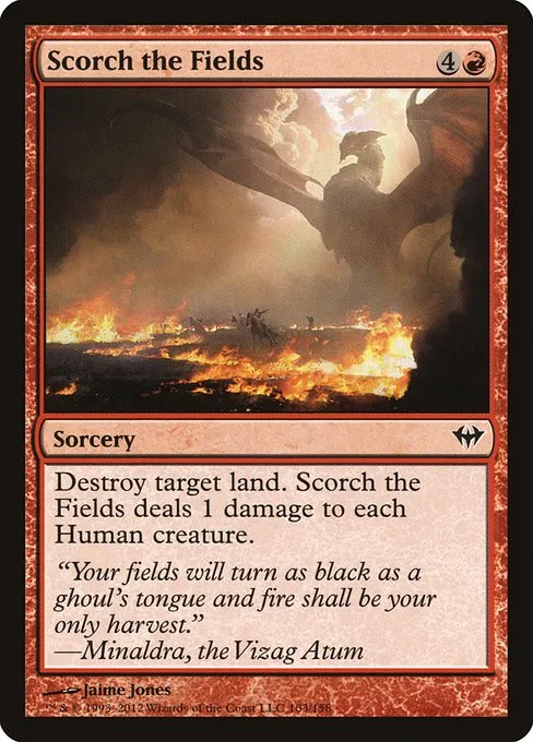 Scorch the Fields · Dark Ascension 103/158