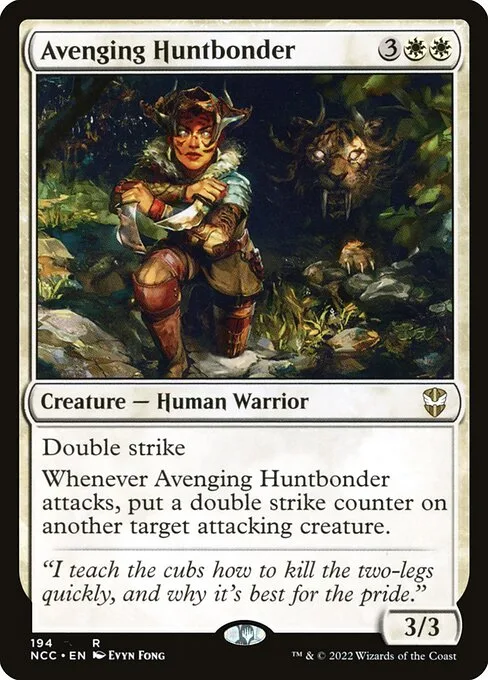 Avenging Huntbonder · New Capenna Commander 194/447