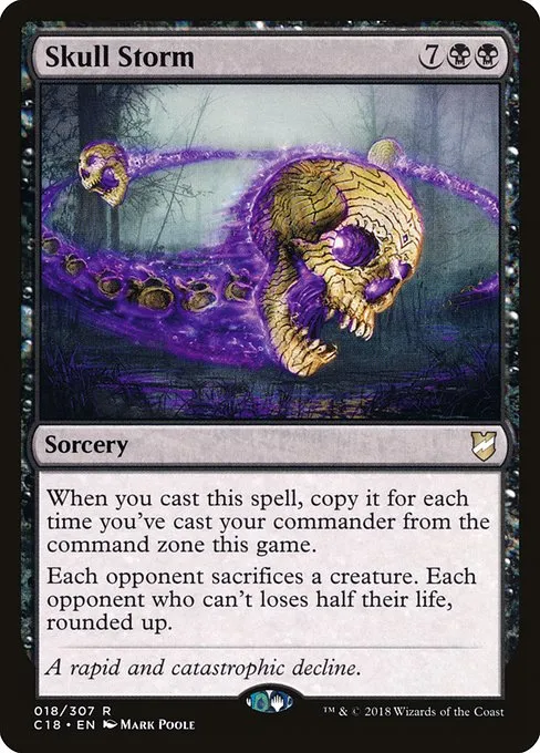 Skull Storm · Commander 2018 18/307