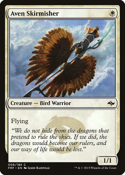 Aven Skirmisher · Fate Reforged 6/191