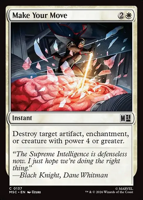 Make Your Move · Marvel Super Heroes Commander 137/9