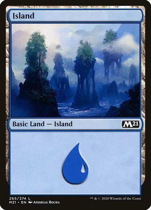 Island · Core Set 2021 265/397