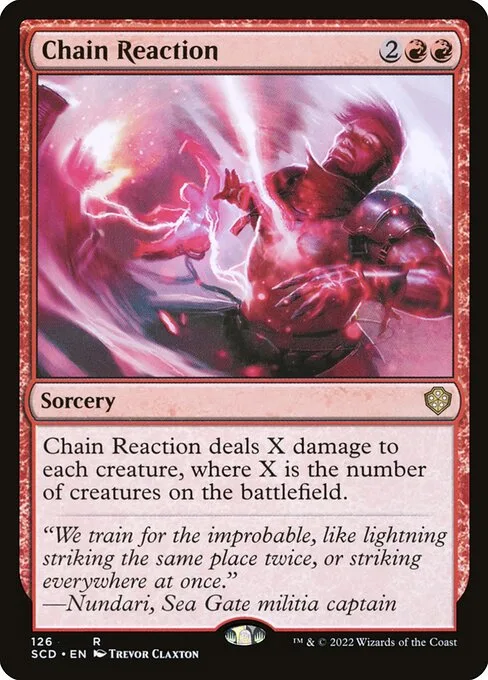 Chain Reaction · Starter Commander Decks 126/352