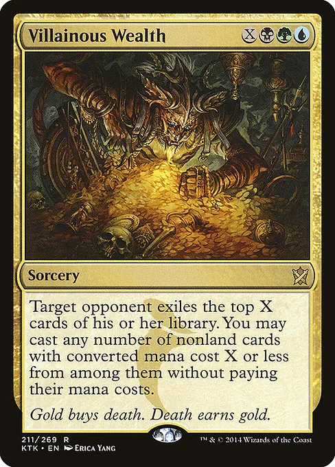 Villainous Wealth · Khans of Tarkir 211/293